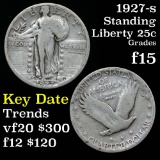 1927-s Standing Liberty Quarter 25c Grades f+ (fc)