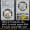 1963-d Franklin Half Dollar 50c Lustrous Graded ms64 FBL By NGC good bell lines