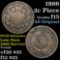 All Original  1866 2 Cent Piece 2c Grades f+