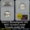 Super gem + example of the NGC 1945-d Washington Quarter 25c Graded ms66 By NGC