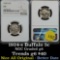 Much better date NGC 1924-s Buffalo Nickel 5c Graded G6 By NGC all original