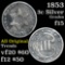 All Original 1853 3 Cent Silver 3cs Tough Denomination Grades f+