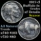 Tough Semi Key Date 1917-d Buffalo Nickel 5c Grades xf details