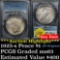 ***Auction Highlight*** Key date PCGS 1925-s Peace Dollar $1 Graded ms63 by PCGS light toning (fc)