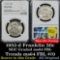 Scarce in this grade NGC 1952-d Franklin Half Dollar 50c Graded ms64 FBL By NGC Mint set toned