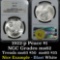 NGC 1922-p Peace Dollar $1 Blast white Graded ms62 By NGC good eye appeal