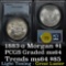 Light toning PCGS 1883-o Morgan Dollar $1 great luster Graded ms64 by PCGS good eye appeal