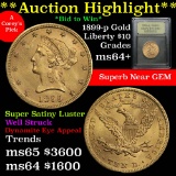 ***Auction Highlight*** 1899-p Gold Liberty Eagle $10 Frosty Luster Graded Select Unc by USCG (fc)