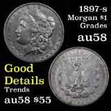 Much better Date 1897-s Morgan Dollar $1 Blast white Grades Choice AU/BU Slider