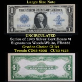 Series of 1923 Silver Certificate $1 Grades Choice CU64