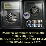 1992-s Olympic Modern Commem Half Dollar 50c Grades GEM++ Proof Deep Cameo