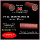 Indian Cent Roll, 1888 on  one end and a vf reverse on the other Indian Cent 1c (fc)