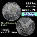 1882-o Morgan Dollar $1 Grades Select Unc PL (fc)