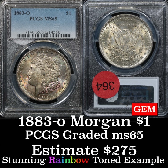 PCGS 1883-o Morgan Dollar $1 Graded ms65 by PCGS