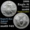 1999 Silver Eagle Dollar $1 Grades GEM+++ Unc