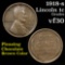 1918-s Lincoln Cent 1c Grades vf++