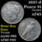 1927-d Peace Dollar $1 Grades xf+