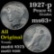 1927-p Peace Dollar $1 Grades Select+ Unc (fc)