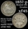 1857-p Seated Liberty Dime 10c Good eye appeal Grades xf+ PQ for the grade