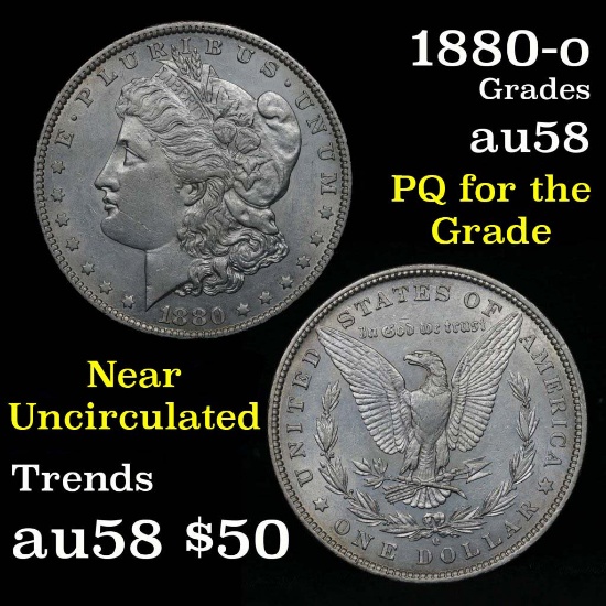 1880-o Morgan Dollar $1 Grades Choice AU/BU Slider