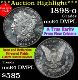 ***Auction Highlight*** 1898-o Morgan Dollar $1 Deep, reflective fields Grades Choice Unc DMPL (fc)