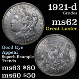 1921-d Morgan Dollar $1 Grades Select Unc