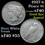 1927-s Peace Dollar $1 Grades xf
