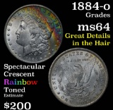 1884-o Morgan Dollar $1 Grades Choice Unc