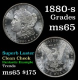 1880-s Morgan Dollar $1 Grades Gem Unc