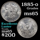 1885-o Morgan Dollar $1 Grades GEM Unc (fc)