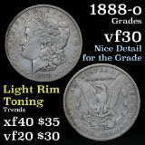 1888-o Morgan Dollar $1 Grades vf++