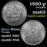 1880-p Morgan Dollar $1 Grades Select Unc
