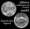 1954-s Jefferson Nickel 5c Grades Select Unc