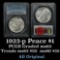 PCGS 1923-p Peace Dollar $1 Graded ms62 By PCGS