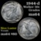 1944-d Walking Liberty Half Dollar 50c Grades Choice Unc