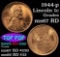 1944-p Lincoln Cent 1c Grades GEM++ Unc RD (fc)