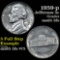 1959-p Jefferson Nickel 5c Grades GEM 5fs