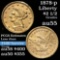 1878-p Gold Liberty Quarter Eagle $2 1/2 Grades Choice AU (fc)