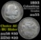 1893 Columbian Old Commem Half Dollar 50c Grades Choice AU