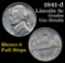 1941-d Jefferson Nickel 5c Grades Unc Details