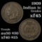 1909 Indian Cent 1c Grades xf+
