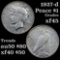 1927-d Peace Dollar $1 Grades xf+