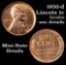 1950-d Lincoln Cent 1c Grades Unc Details