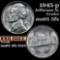 1945-p Jefferson Nickel 5c Grades GEM 5fs