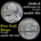 1948-d Jefferson Nickel 5c Grades GEM 5fs