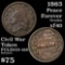 1863 Peace Forever Civil War Token Grades xf