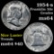 1954-s Franklin Half Dollar 50c Grades Choice Unc