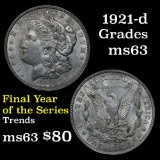 1921-d Morgan Dollar $1 Grades Select Unc