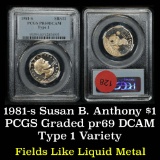 PCGS 1981-s Susan B. Anthony Proof $1 Graded pr69 DCAM By PCGS