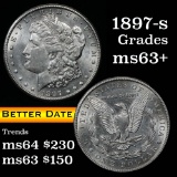 1897-s Morgan Dollar $1 Grades Select+ Unc